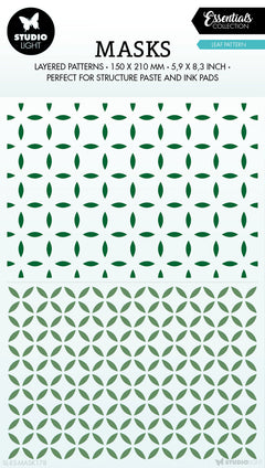 SL Mask Leaves Pattern Essentials 150x210x1mm 1 PC nr.178-1