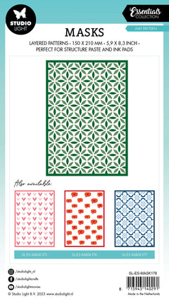 SL Mask Leaves Pattern Essentials 150x210x1mm 1 PC nr.178-3