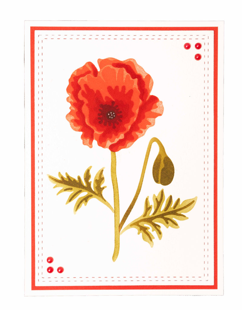 SL Mask Poppy Flowers Essentials 150x210x1mm 1 PC nr.196-2