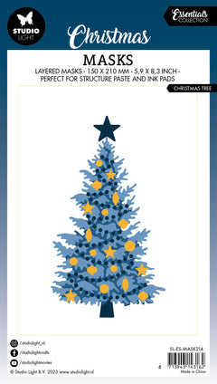 SL Mask Christmas Tree Essentials 150x210x1mm 1 PC nr.214-3