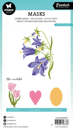 Masques SL Fleurs Clochettes Essentiels 150x210x1mm 1 PC nr.247-3