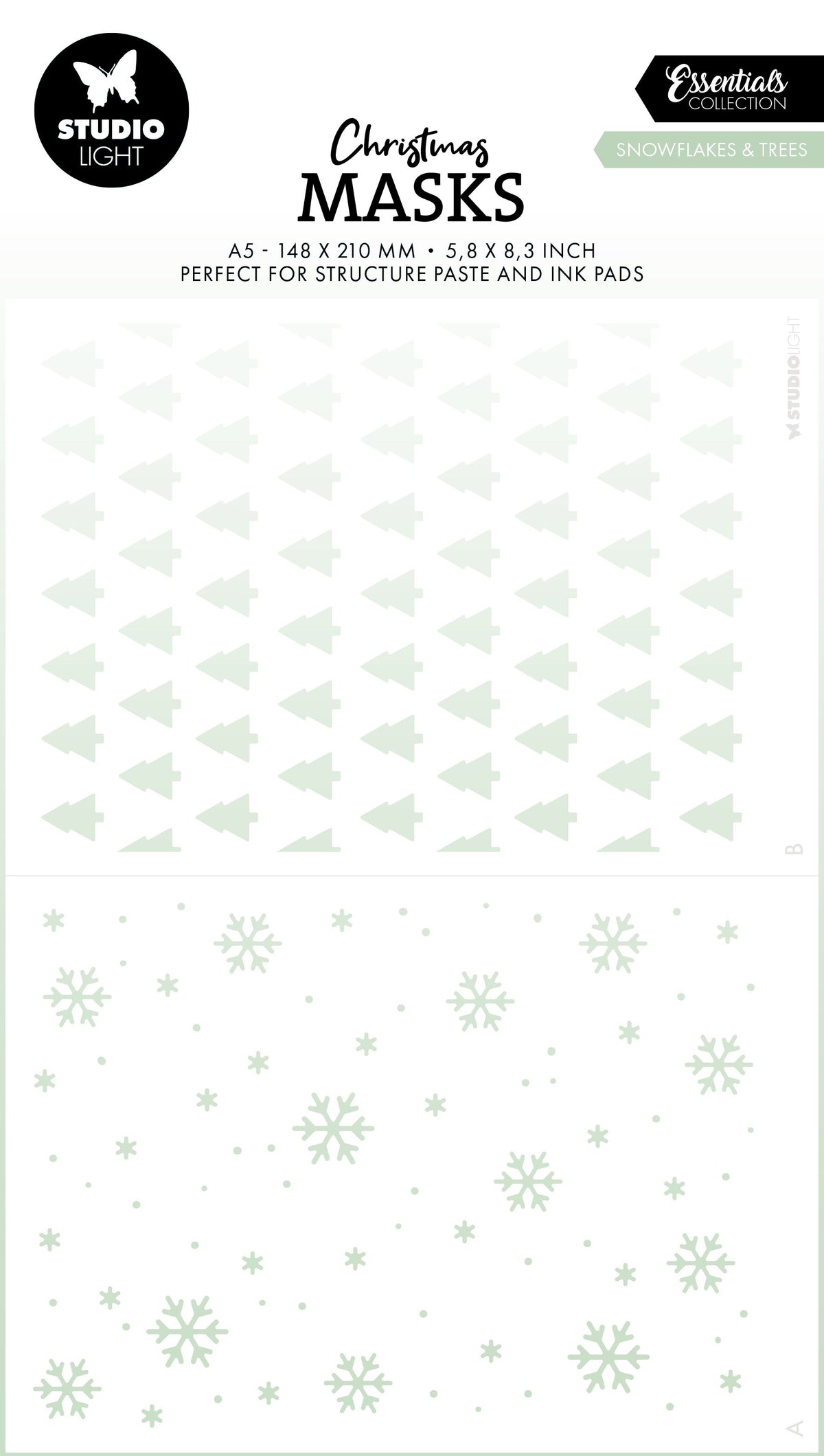 SL Mask Snowflakes & Trees Essentials 1 PC-1