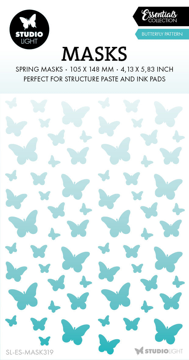 SL Mask Butterflies Background Essentials 1 PC-1