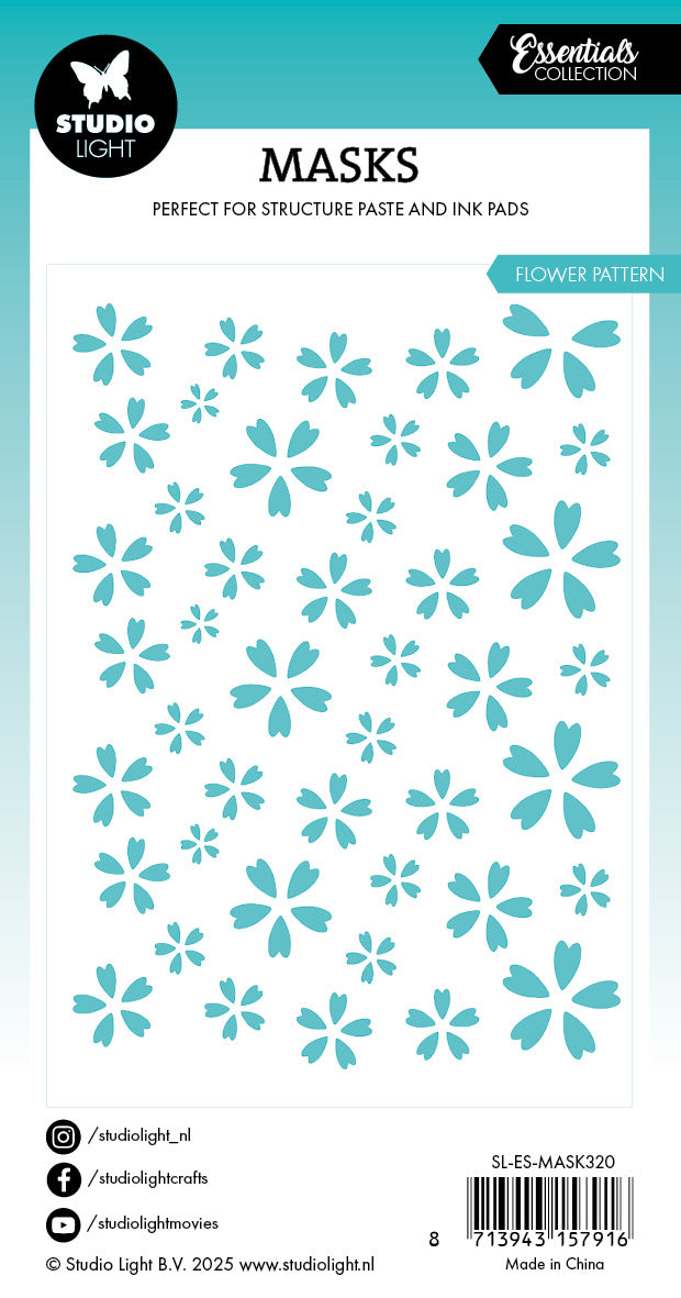 SL Mask Flowers Background Essentials 1 PC-2