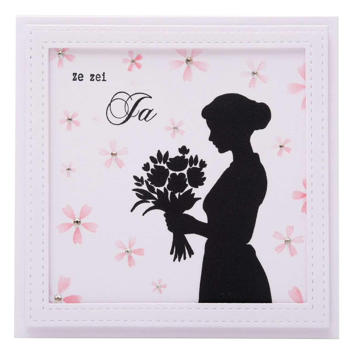 SL Clear Stamp Flower Lady Essentials 3 PC-4