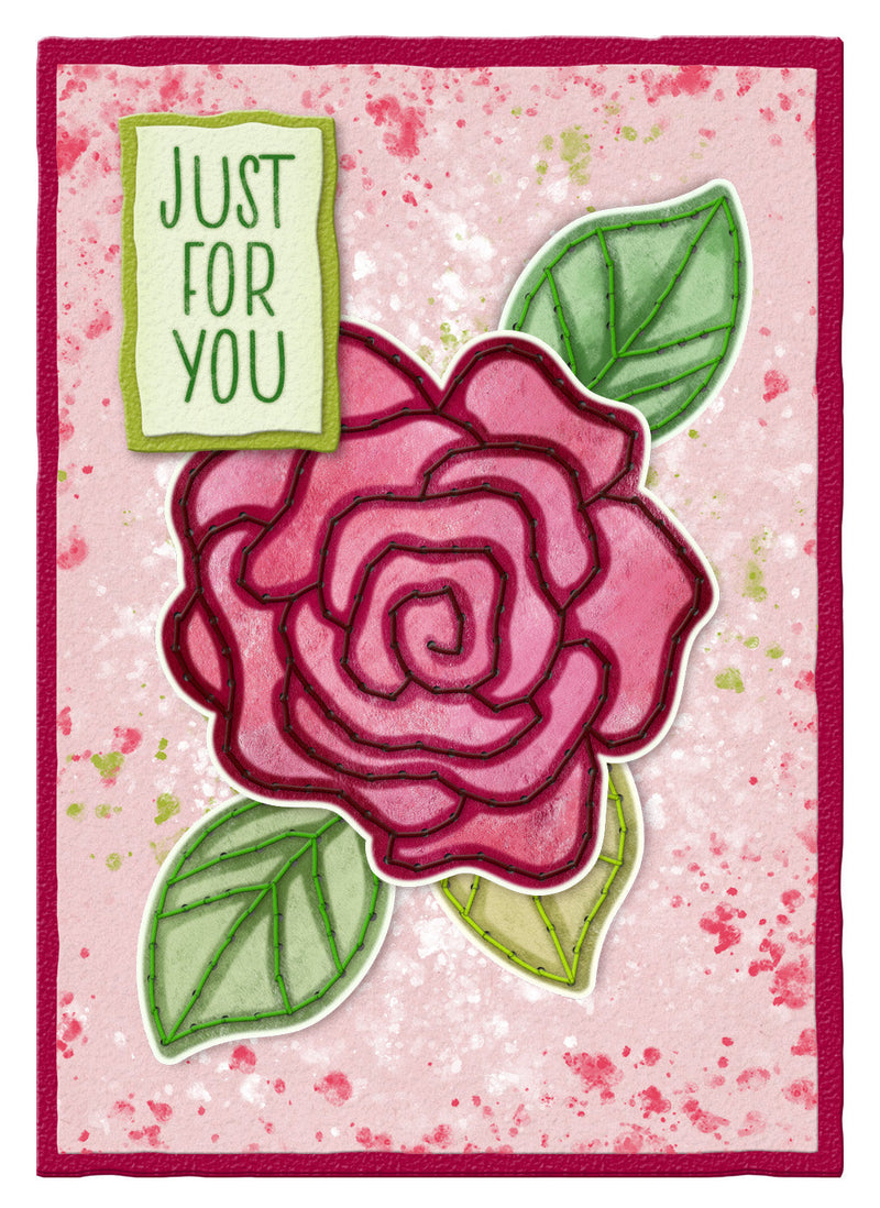 SL Mask Embroidery - Classic Rose Essentials 1 PC-3