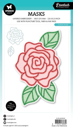SL Mask Embroidery - Classic Rose Essentials 1 PC-2