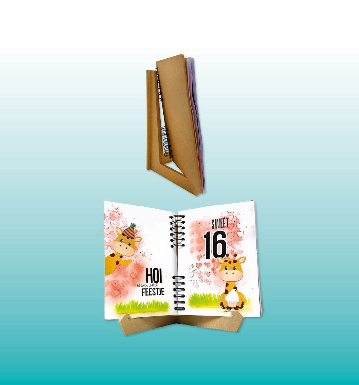SL Journal & Canvas Stand MDF - A5 Essentials 2 Pieces-2