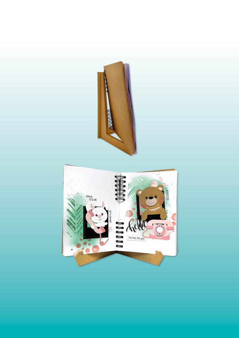 SL Journal & Canvas Stand MDF - A4 Essentials 2 Pieces-2