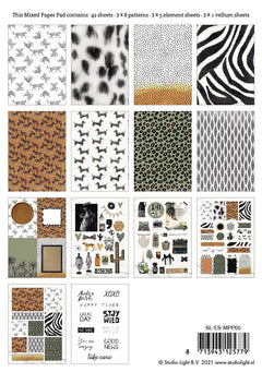 SL Mixed Paper Pad Pattern Paper Essentials 148x210mm 42 Sh nr.5-16