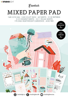SL Mixed Paper Pad Pattern Paper Essentials 148x210x9mm 1 PC nr.14-1