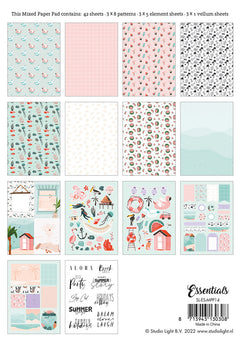 SL Mixed Paper Pad Pattern Paper Essentials 148x210x9mm 1 PC nr.14-2