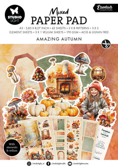 SL Mixed Paper Pad Amazing Autumn Essentials 42 SH-1