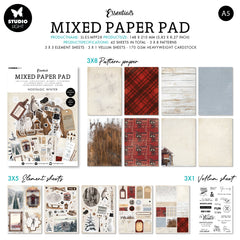 SL Mixed Paper Pad Nostalgic Winter Essentials 148x210x9mm 42 SH nr.28-2