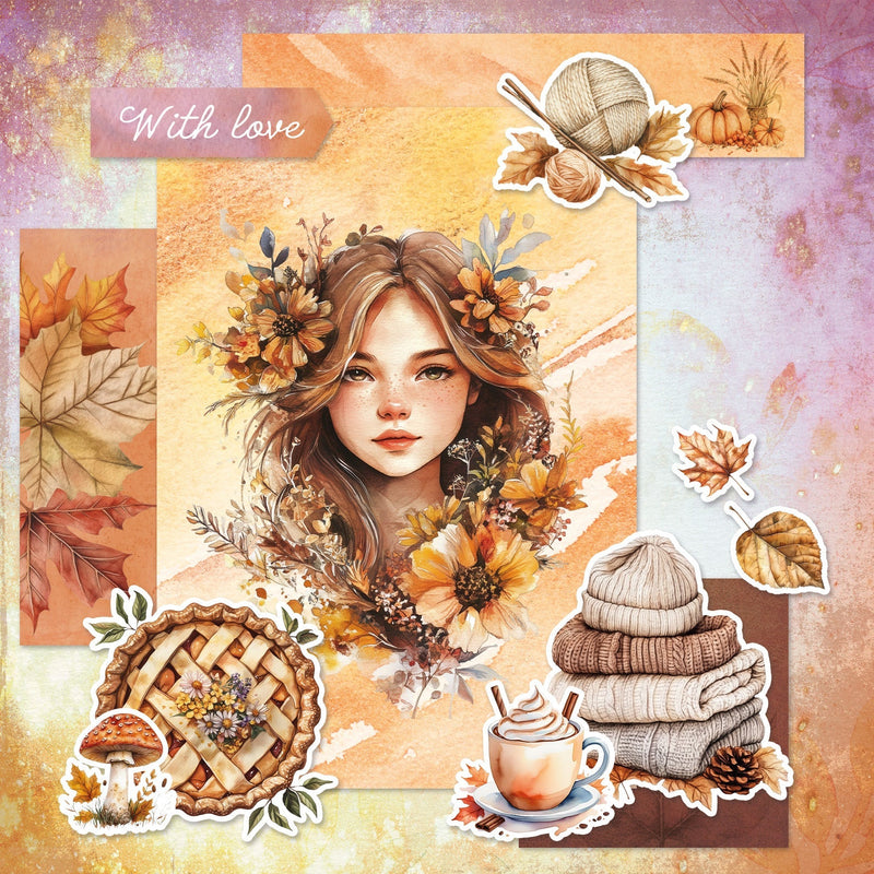 Bloc de papel mixto SL Autumn Essentials 42 hojas-3