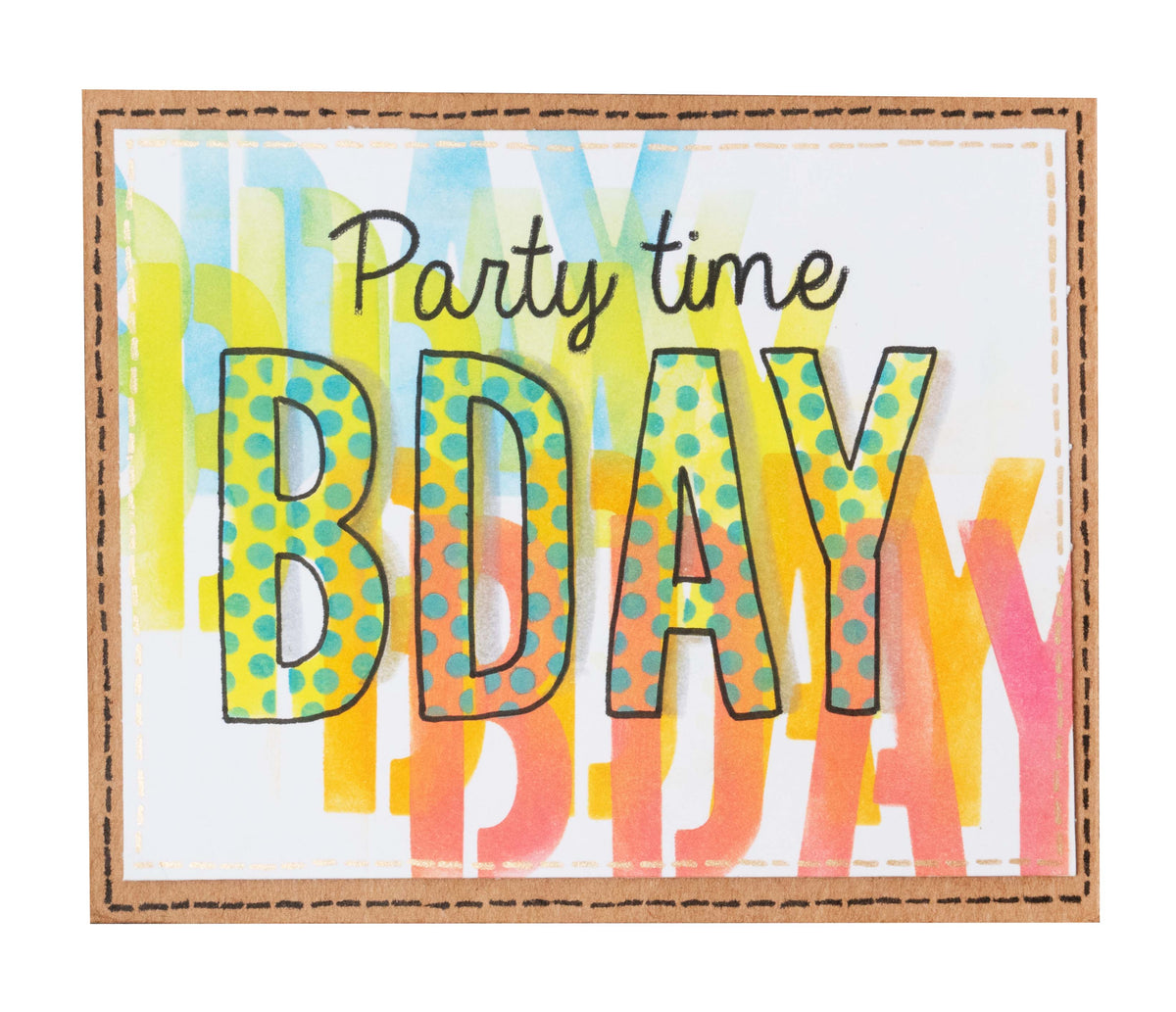 SL Mask & Stamp Bday Sentiments Essentials 155x155x3mm 8 PC nr.02-3
