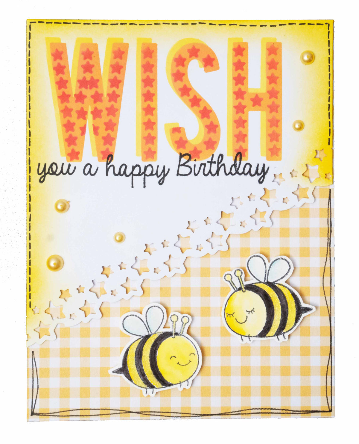 SL Mask & Stamp Wish Sentiments Essentials 155x155x3mm 8 PC nr.03-3