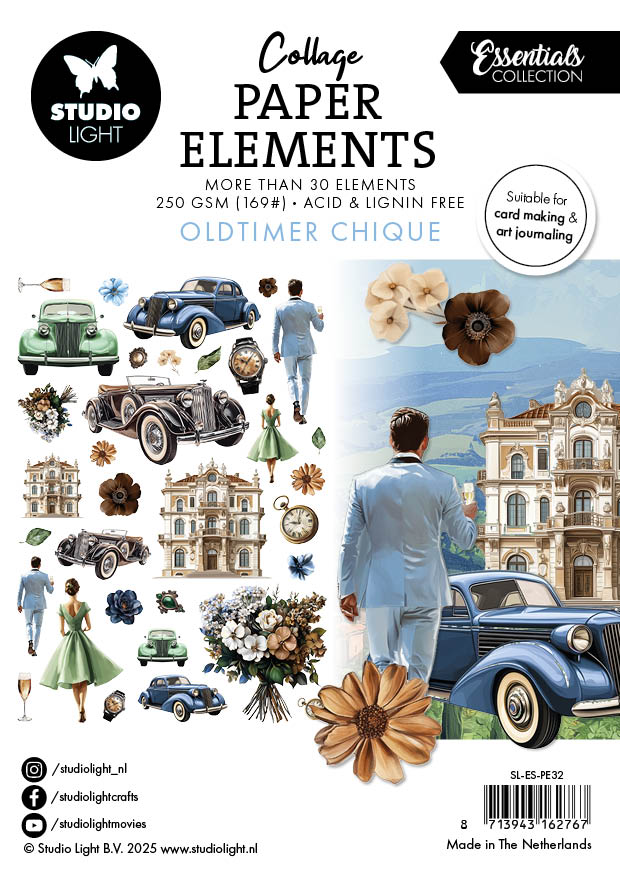 SL Paper Elements Oldtimer Chique Essentials 34 Pieces-1