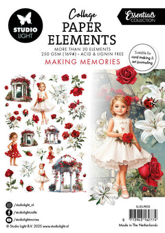 SL Paper Elements Making Memories Essentials 35 Pieces-1