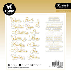 SL Paper Elements Gold Sentiments Classic Essentials 40 Pieces-2