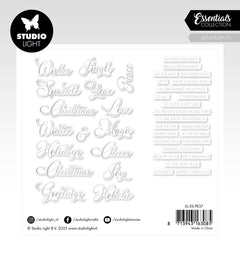 SL Paper Elements Silver Sentiments Classic Essentials 40 Pieces-2