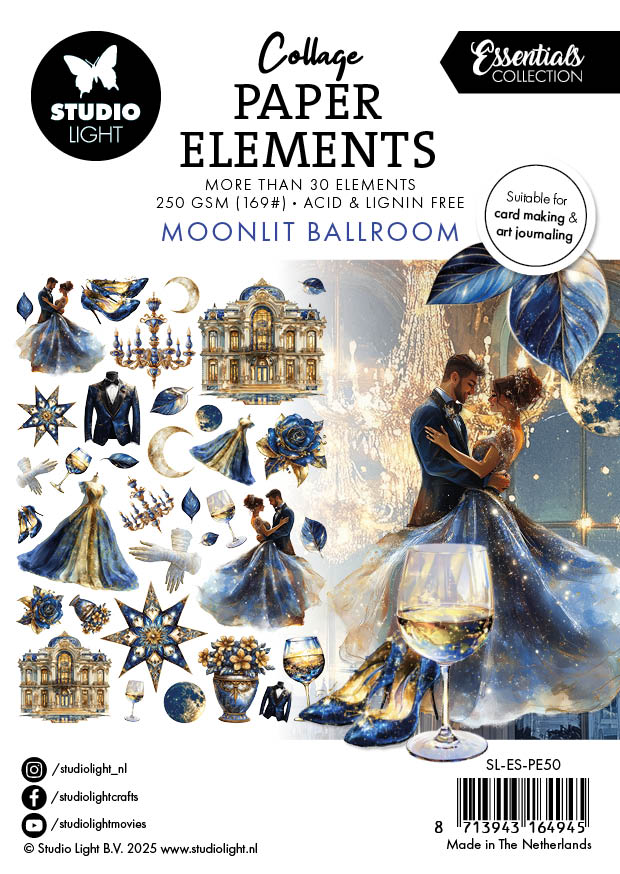 SL Paper Elements Moonlit Ballroom Essentials 105x148x4mm 35 Pieces-1