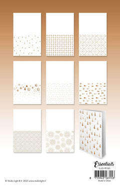 SL Foiled Cards Bronze Patterns Essentials 24 Sheets-2