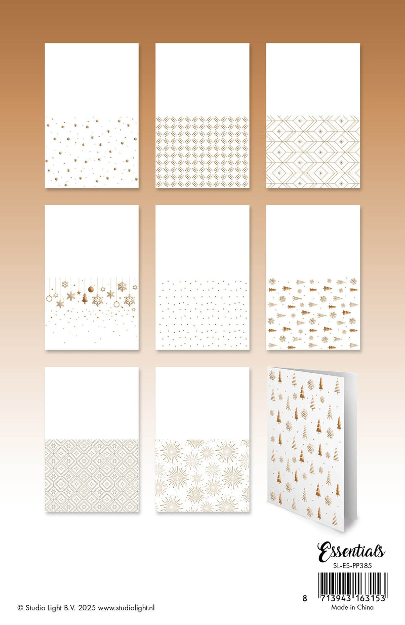 SL Foiled Cards Bronze Patterns Essentials 24 Sheets-2