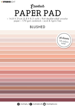 SL Paper Pad Double Sided Unicolor Blushed Essentials 148x210x9mm 36 SH nr.52-1