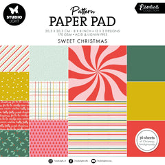 SL Pattern Paper Pad Sweet Christmas Essentials 36 SH-1