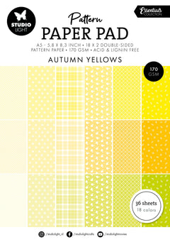 SL Pattern Paper Pad Autumn Yellows Essentials 36 SH-1
