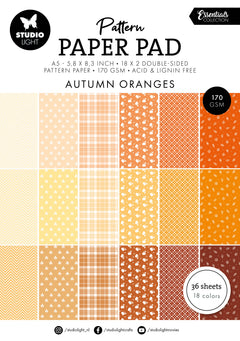 SL Pattern Paper Pad Autumn Oranges Essentials 36 SH-1