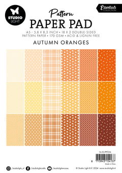 SL Pattern Paper Pad Autumn Oranges Essentials 36 SH-2