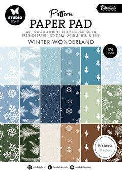 SL Pattern Paper Pad  Winter Wonderland Essentials 36 Sheets-1