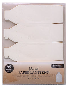Lanternes découpées SL Cerfs Essentiels 10 feuilles-1