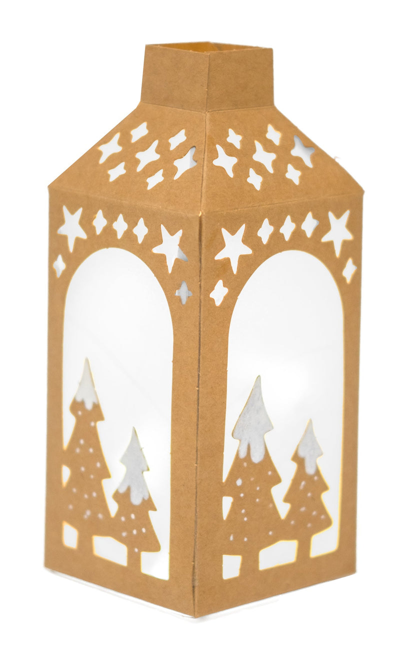 SL Lanternes découpées papier Arbres d'hiver Essentiels 10 feuilles-3