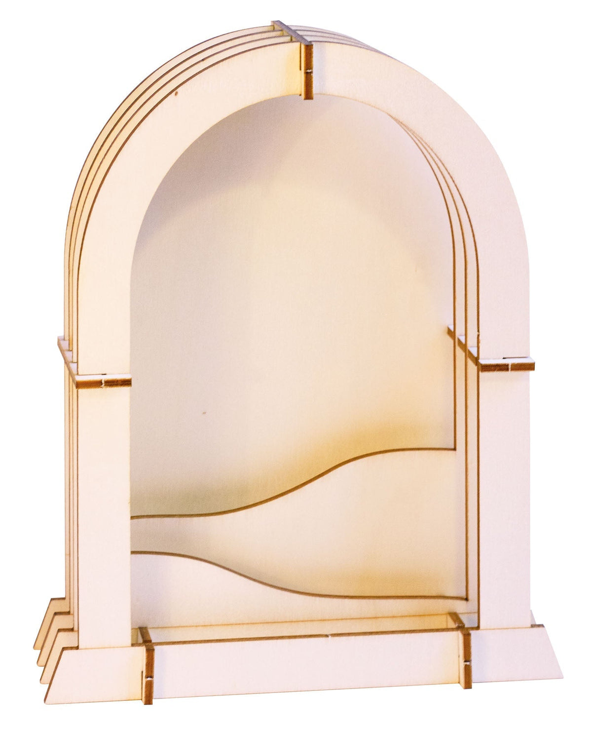 SL Contreplaqué Dôme Éléments de Décor 150x183x12mm 9 PC n°02-2