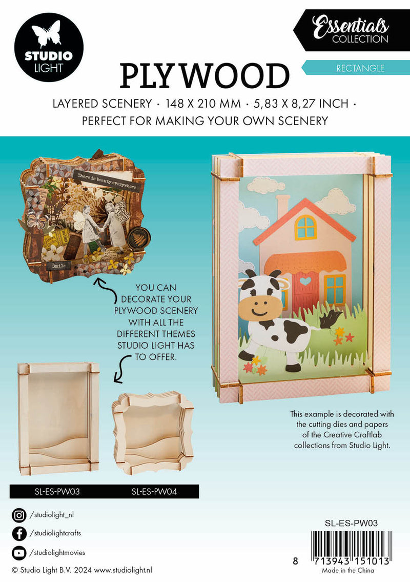 SL Plywood Rectangle Essentials 4 PC-3