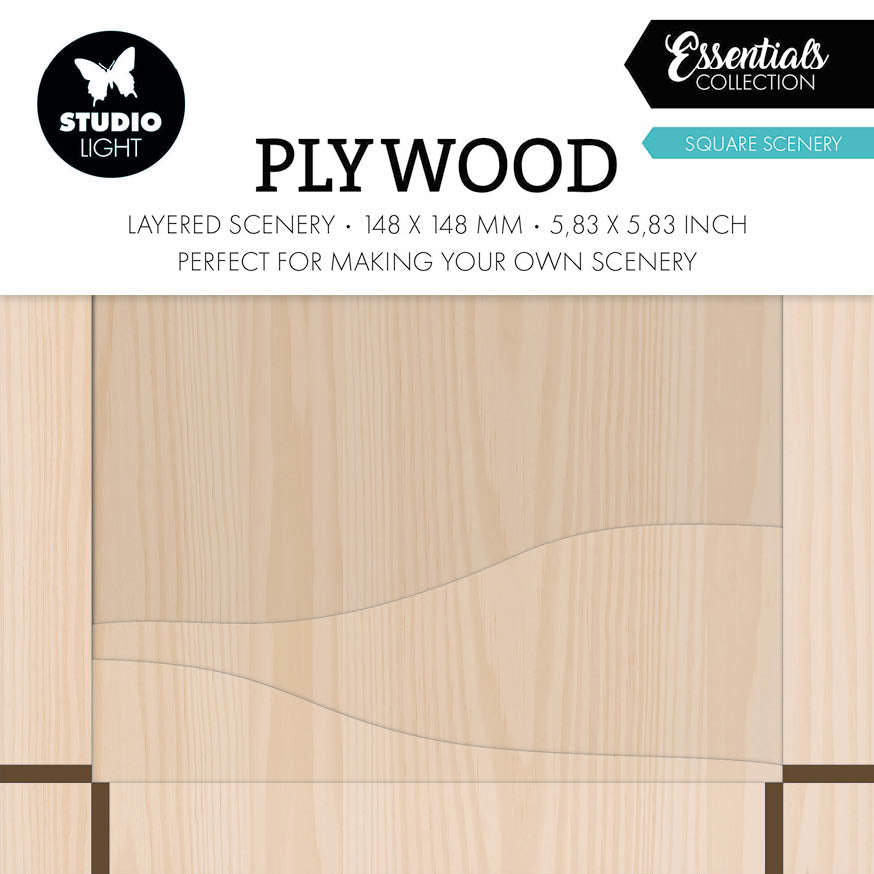 SL Plywood Square Scenery Essentials 4 PC-1
