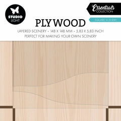 SL Plywood Square Scenery Essentials 4 PC-1