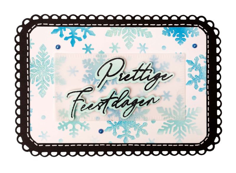 SL Mask Snow Pattern Essentials 105x150x1mm 1 PC nr.213-2