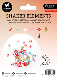SL Shaker Elements Christmas Candy Essentials 151x111x1mm 6 PC nr.01-4