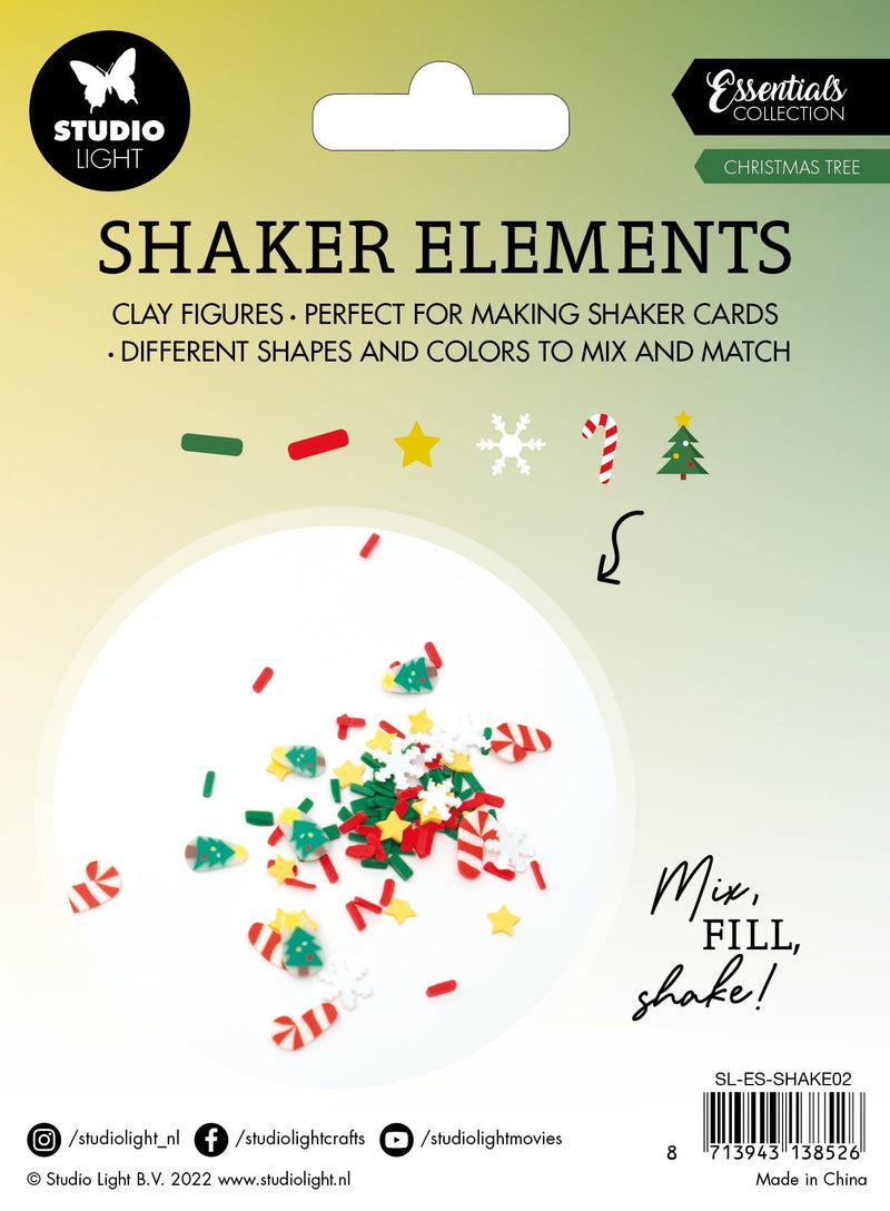 SL Shaker Elements Christmas Tree Essentials 151x111x1mm 6 PC nr.02-3