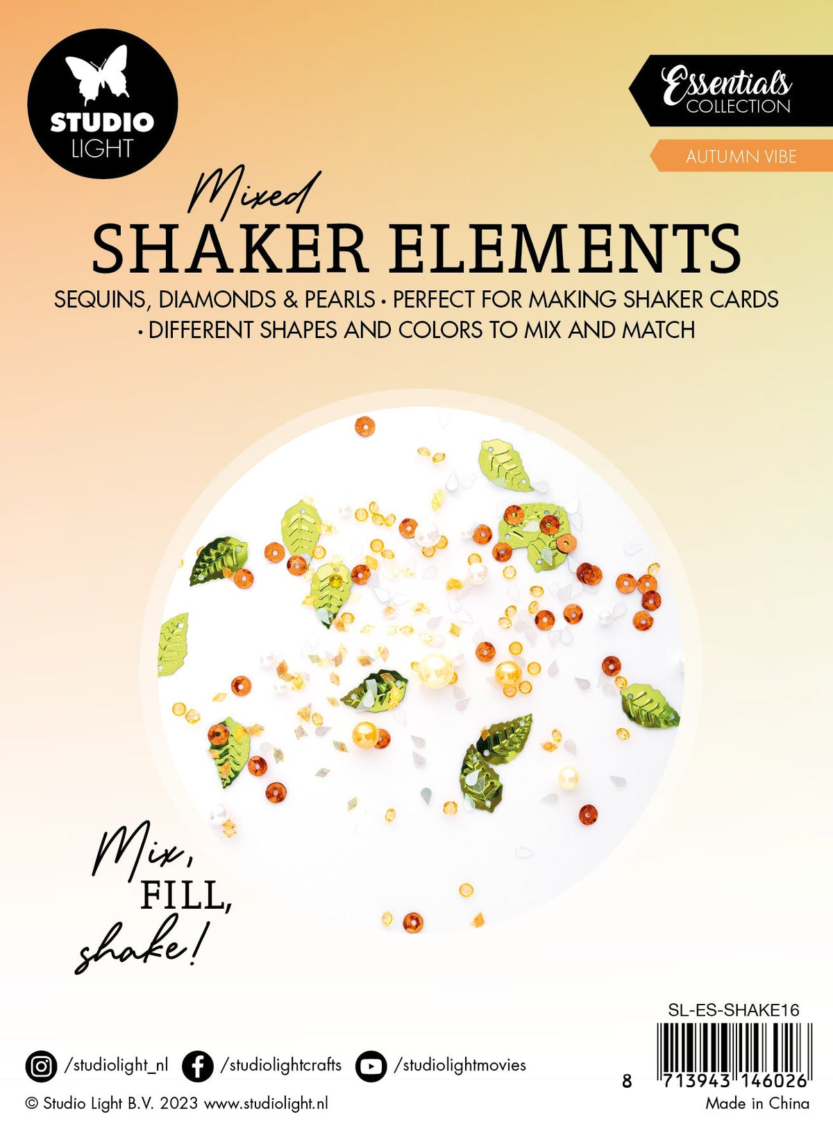 SL Shaker Elements Autumn Vibe Essentials 151x111x12mm 6 PC nr.16-4