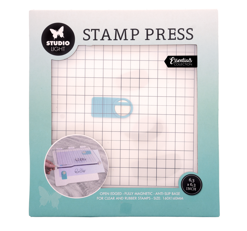 SL Stamp Press Incl. 2 Magnets Essential Tools 160x160x20mm 3 PCS nr.01-1