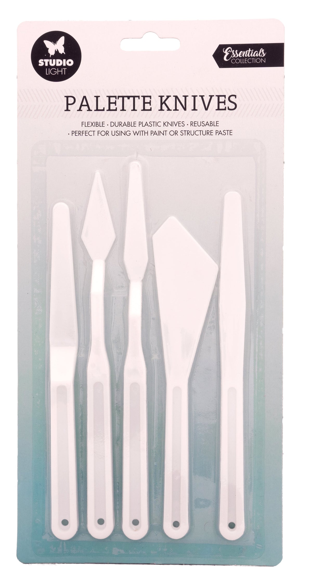 SL Spatulas Assortment Set Essential Tools 240x130x12mm 5 PC nr.01-1