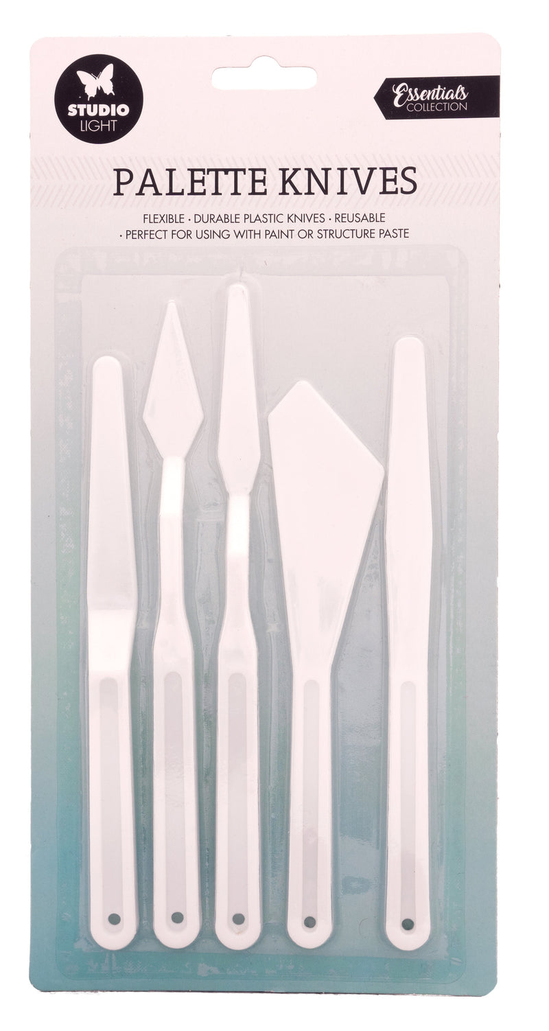 SL Spatulas Assortment Set Essential Tools 240x130x12mm 5 PC nr.01-1