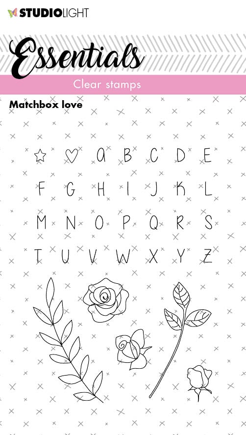 SL Clear Stamp Matchbox Love Essentials 74x100x4mm 1 PC nr.142-1