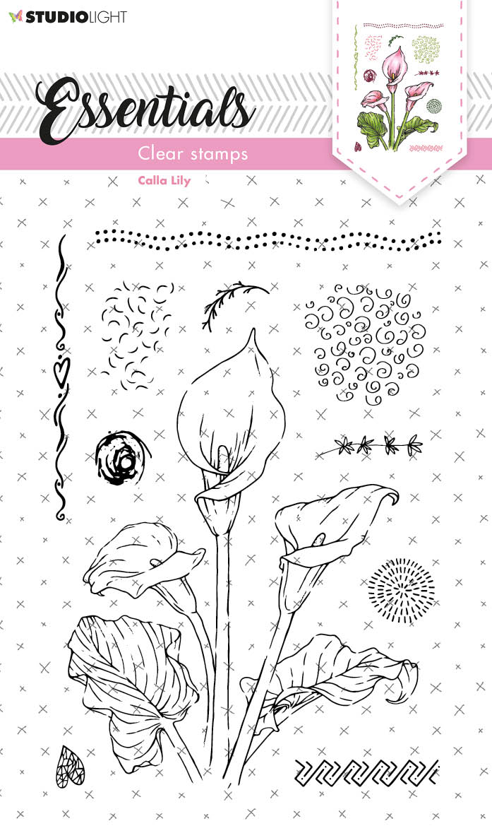 SL Clear Stamp Calla Lily Essentials 105x148x3mm 11 PC nr.156-1