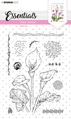 SL Clear Stamp Calla Lily Essentials 105x148x3mm 11 PC nr.156-1